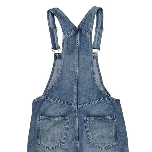 Pistola Denim Bailey Overall XS Old School Blue Distressed Straight Leg Fall - Picture 8 of 13